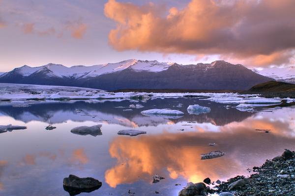 Gletscherlagune Jökulsárlón (Jökulsárlón, Hringvegur 1) – Bild 1 vergrößern