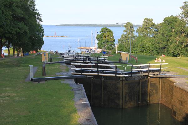 Bergs Schleusen am Göta-Kanal (Bergs slussar) – Bild 1 vergrößern