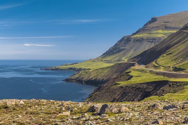 Tröllaskagi-Küstenstraße nach Siglufjörður (Siglufjarðarvegur, Route 76) – Bild 3 vergrößern